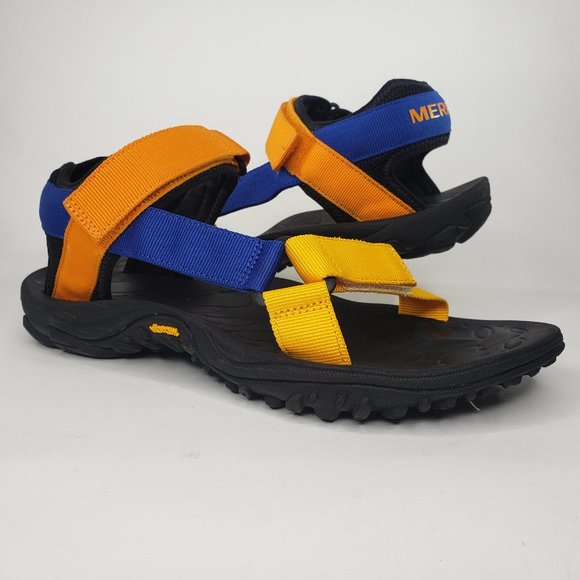 Merrell Vibram Outsole Black/Blue/Orange Strap Hik main image 8